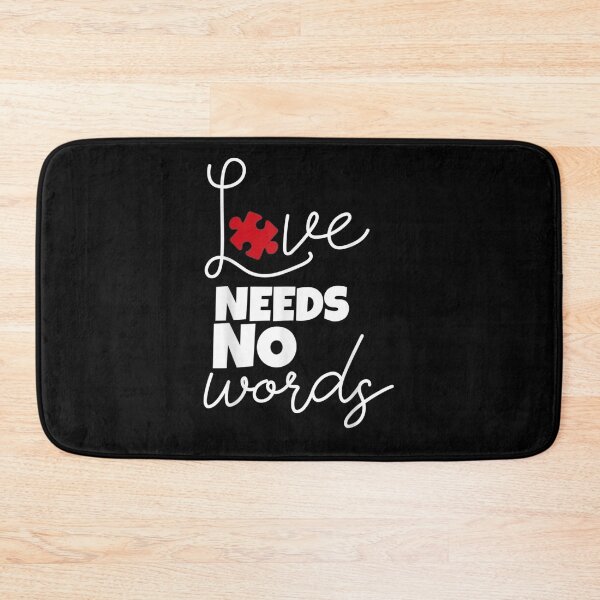 Item preview, Love Needs No Words Autism Awareness Shirt Dad Teacher Mom designed and sold by Cansellerma.