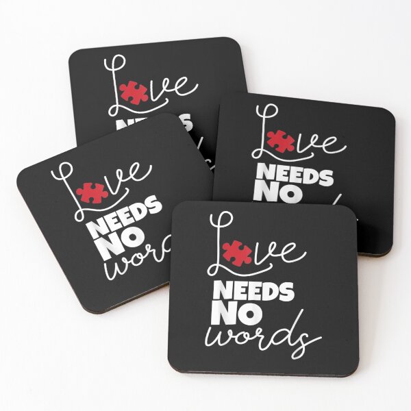 Item preview, Love Needs No Words Autism Awareness Shirt Dad Teacher Mom designed and sold by Cansellerma.