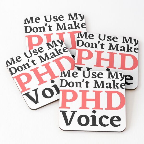 Item preview, Don't Make Me Use My PHD Voice Funny Graduation designed and sold by badretop.