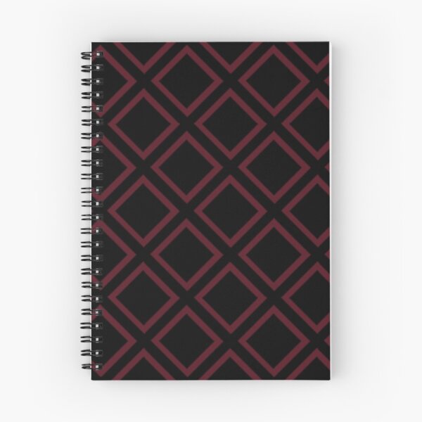 Item preview, Burgundy diamond shapes on black designed and sold by tetibright.