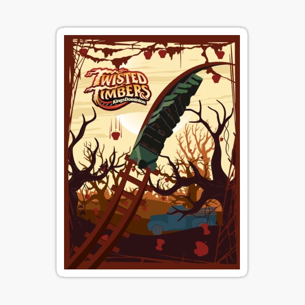 Twisted Timbers Sticker