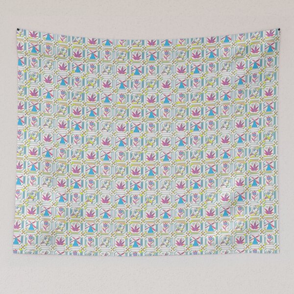 Item preview, Copy of Red Holland Tulip Windmill Weed Netherlands designed and sold by FunForShop.