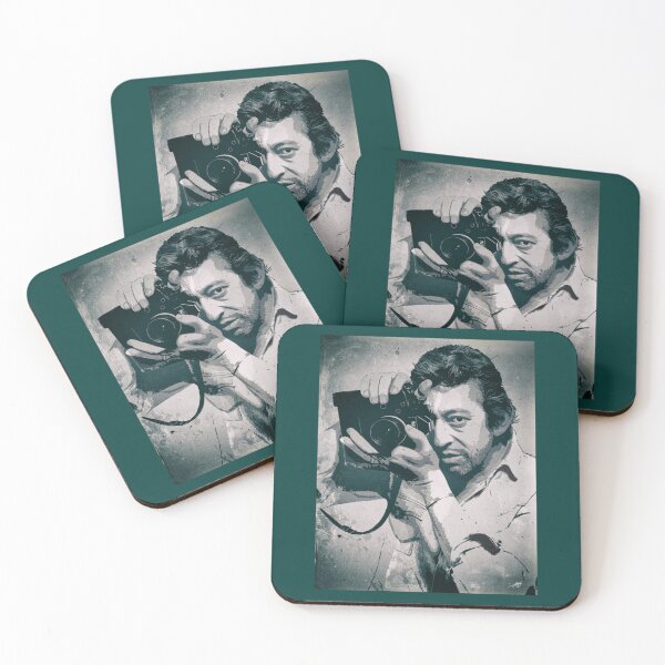 Item preview, Portrait d_art numérique de Serge Gainsbourg  classique   designed and sold by ComingHomeStore.
