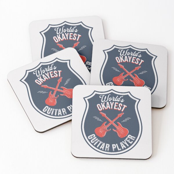 Item preview,  World's Okayest Guitar Player Crest designed and sold by bloody-L.