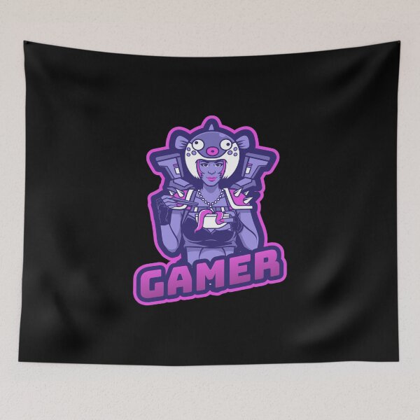 Item preview, Gamer con Bizarre Female Warrior designed and sold by PRIVARSHU.