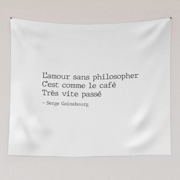 Item preview, Serge Gainsbourg - citation  classique    designed and sold by ComingHomeStore.