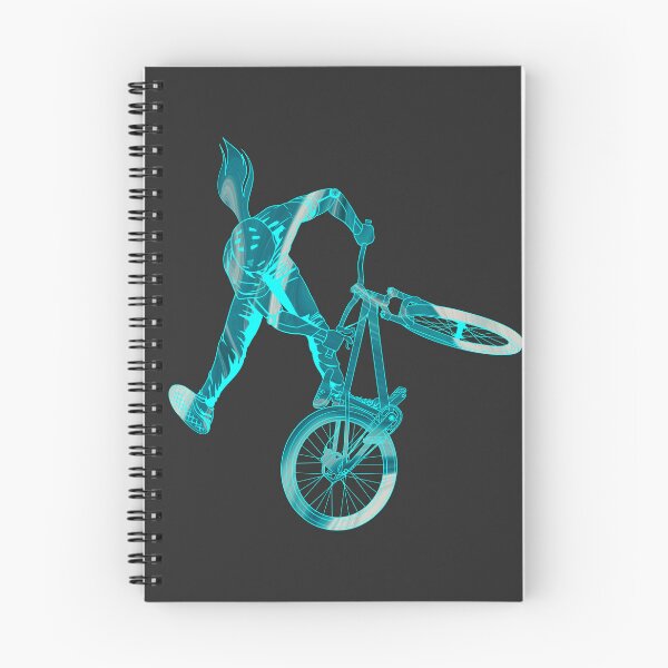 Item preview, Slopestyle biking in twirl green and white designed and sold by artOfCal013.
