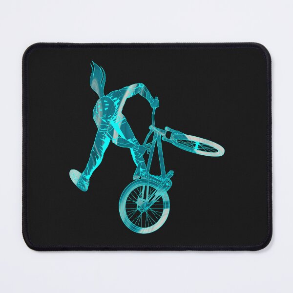 Item preview, Slopestyle biking in twirl green and white designed and sold by artOfCal013.