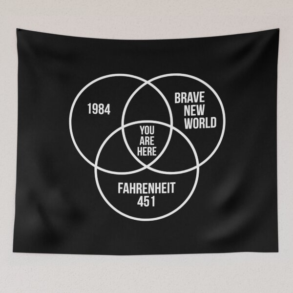 Item preview, 1984 Brave New World Fahrenheit 451 Conspiracy Essential . designed and sold by dericoyotelg.
