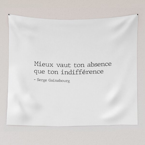Item preview, Serge Gainsbourg - citation  classique designed and sold by ComingHomeStore.