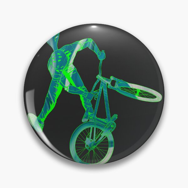 Item preview, Slopestyle biking in marble green color designed and sold by artOfCal013.