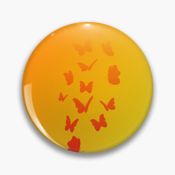 Item preview, Orange sunrise butterflies design  designed and sold by MystixJack.
