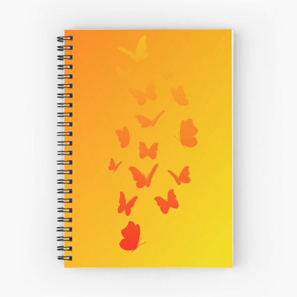 Item preview, Orange sunrise butterflies design  designed and sold by MystixJack.