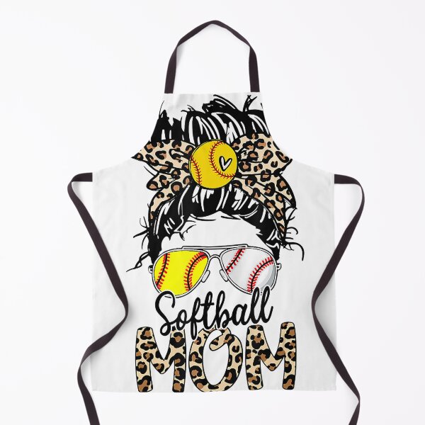 Item preview, Softball Mom Messy Bun Leopard Glasses Bandana Mother's Day designed and sold by SethFrancis37.
