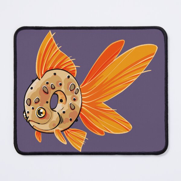 Item preview, Gold Everything Bagel Fish designed and sold by lledra.