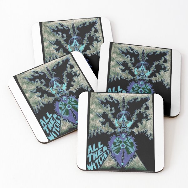 Item preview, All them witches  ATW colorful skull design     designed and sold by TiffyArtssy.