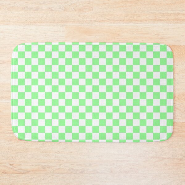 Item preview, Mint green Checkered Square Pattern designed and sold by patterniastudio.