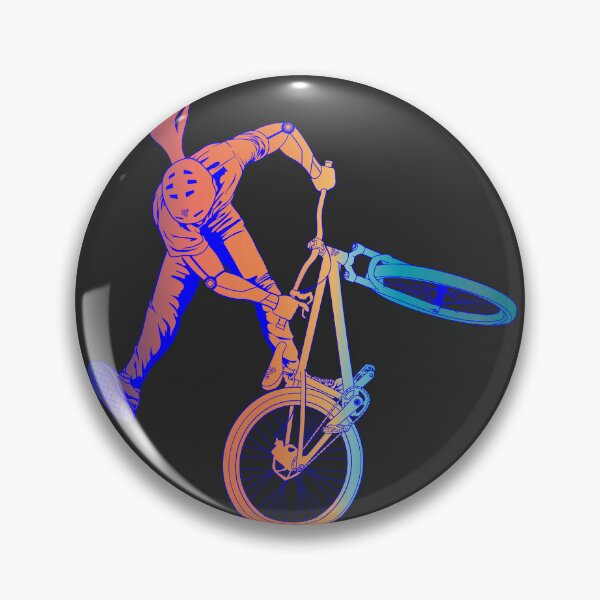 Item preview, Slopestyle biking in summer multicolor designed and sold by artOfCal013.
