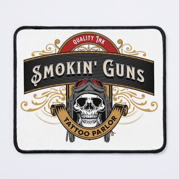 Item preview, Smoking Guns Tattoo designed and sold by CattlettArt.
