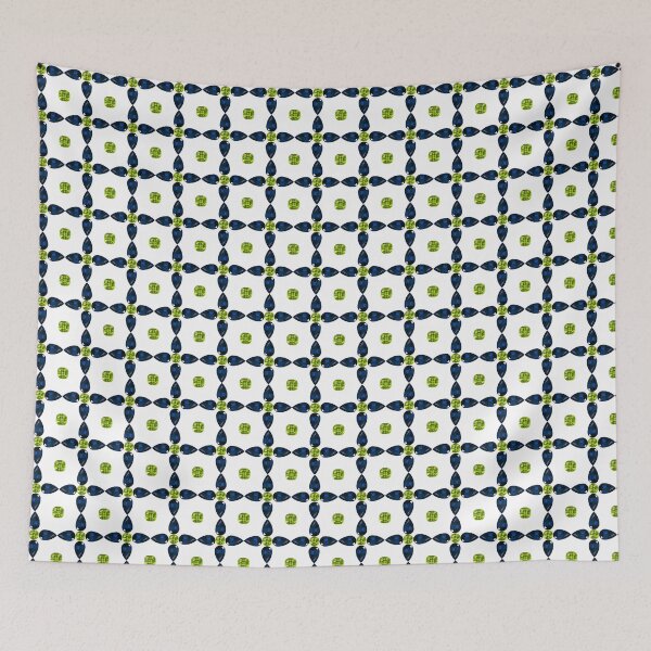 Item preview, Sapphire Citrine Gemstone Art Blue Yellow designed and sold by DigitalGemArt.