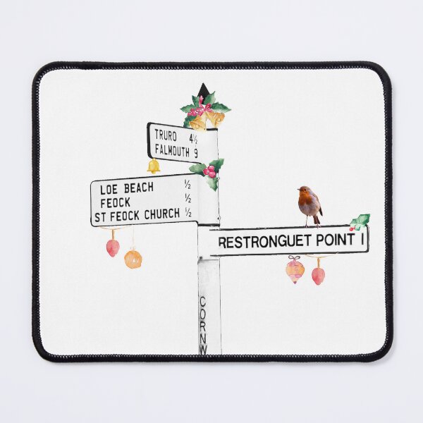 Item preview, Feock Signpost at Christmas designed and sold by Terri Waters Photography & Design.