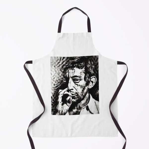 Item preview, Serge Gainsbourg Noirs Ne Dessin Blanc  graphique designed and sold by ComingHomeStore.