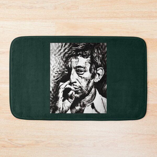Item preview, Serge Gainsbourg Noirs Ne Dessin Blanc  graphique designed and sold by ComingHomeStore.