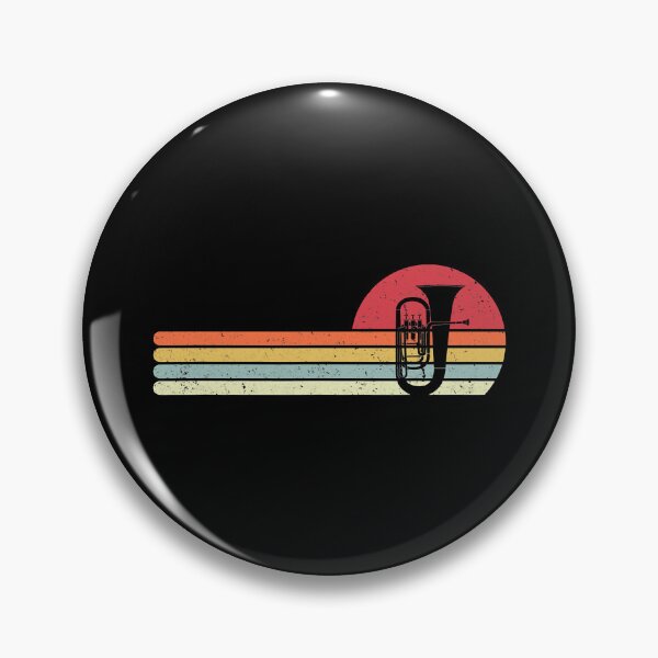 Item preview, Tuba Retro Style Brass Band - Tuba Lover designed and sold by ibarrbeat.