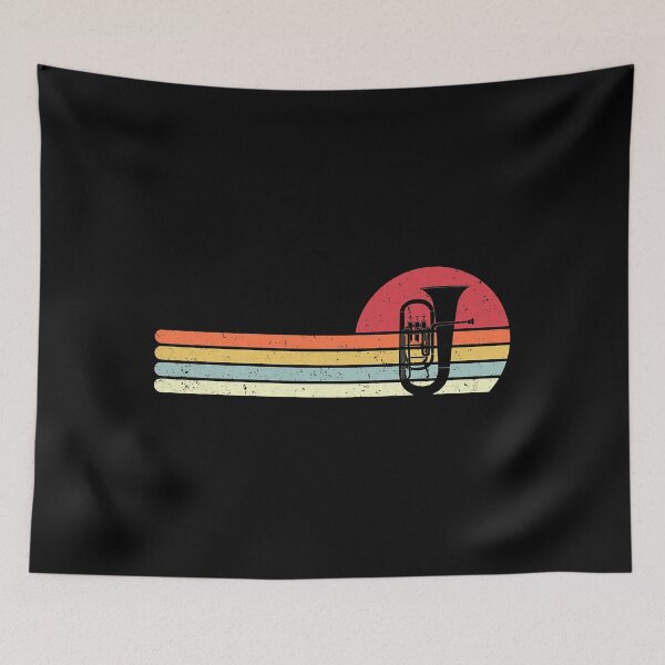 Item preview, Tuba Retro Style Brass Band - Tuba Lover designed and sold by ibarrbeat.