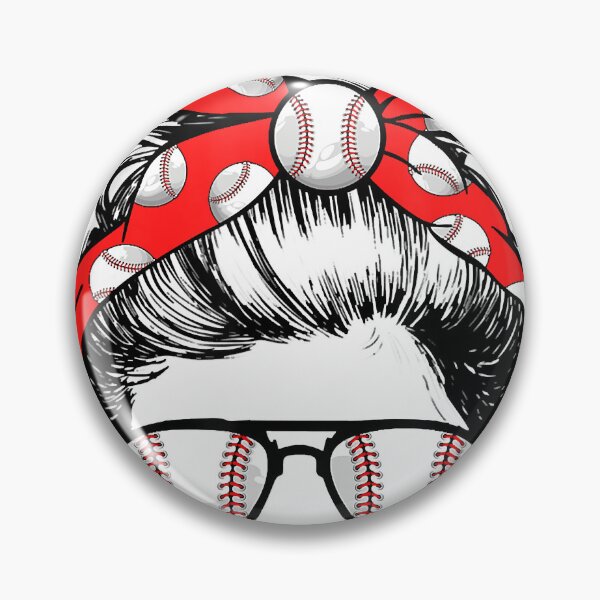 Artikelvorschau, Unordentlicher Brötchen-Baseball-Mutter-Baseball-Liebhaber-Muttertag entworfen und verkauft von SethFrancis37.