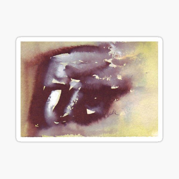 Taurus. Watercolor Star Sign. Sticker