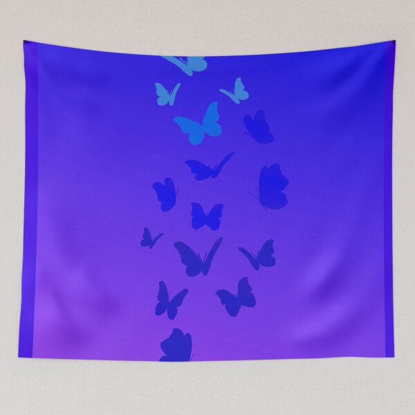 Item preview, Violet pink sunrise butterflies design  designed and sold by MystixJack.