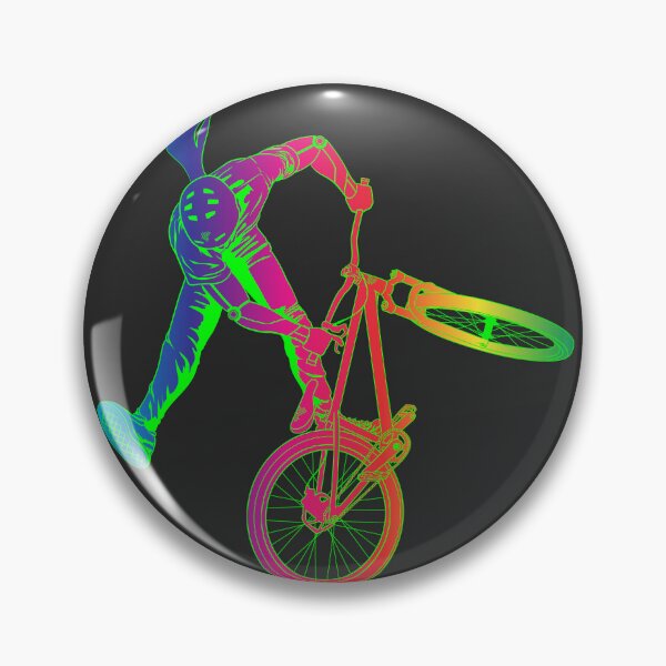 Item preview, Slopestyle biking in multicolor designed and sold by artOfCal013.