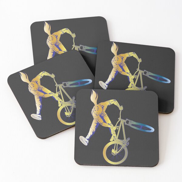 Item preview, Slopestyle biking in gold and chrome color designed and sold by artOfCal013.