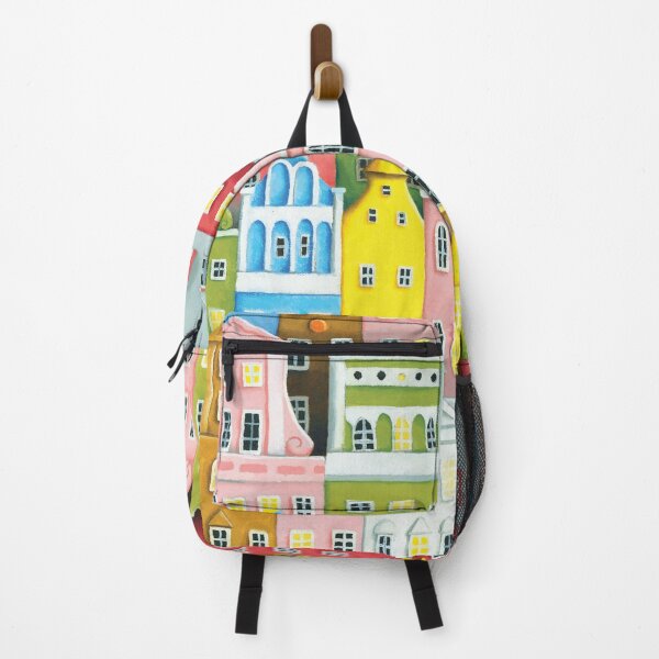 Item preview, Cityscape Bright Town Houses by Spencer Maybe designed and sold by SpencerMaybe.