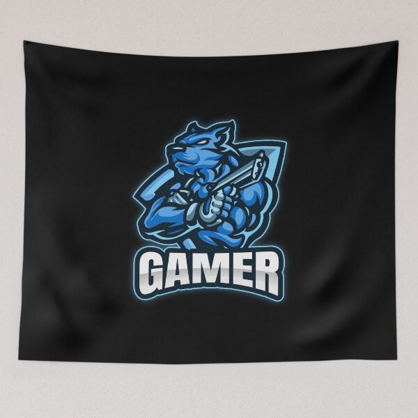Item preview, Gamer with Anthropomorphic Character having Gun designed and sold by PRIVARSHU.