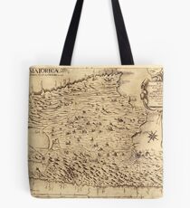 Map Of Majorca 1683 Tote Bag
