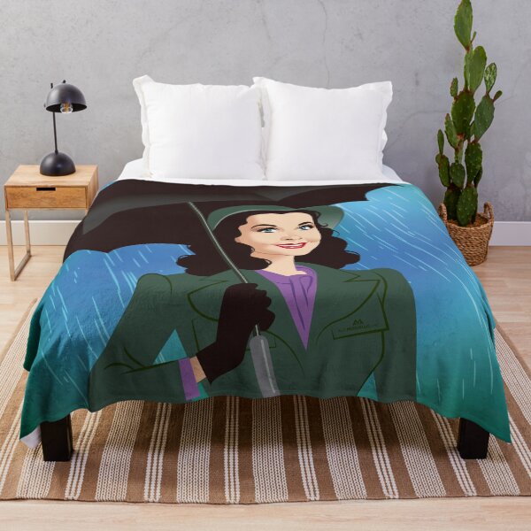 Item preview, Vivien Leigh as Myra in the rain designed and sold by AleMogolloArt.