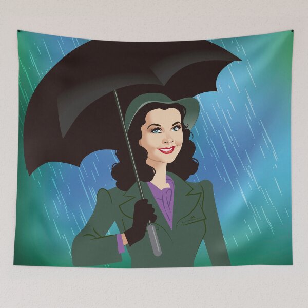 Item preview, Vivien Leigh as Myra in the rain designed and sold by AleMogolloArt.