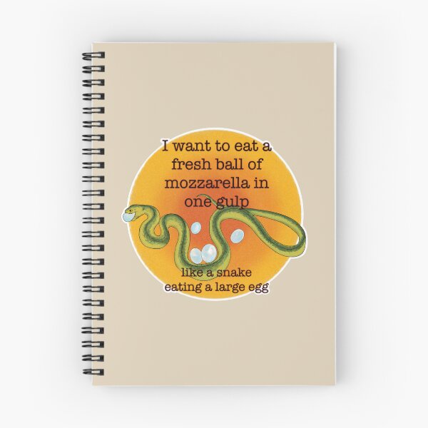 Item preview, I want to eat a fresh ball of mozzarella in one gulp designed and sold by Audrey Pearson.