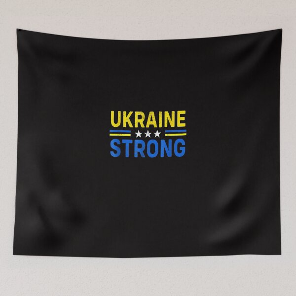 Item preview, I Stand With Ukraine Flag Ukraine Strong Ukrainians Support designed and sold by LauraNeyJr.