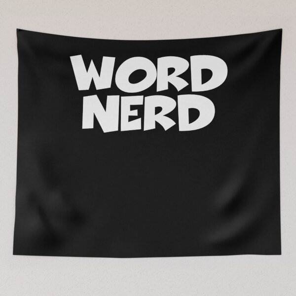 Item preview, White Bold Word Nerd Classic designed and sold by VincentKoning.
