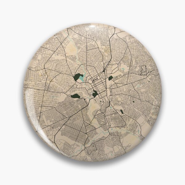 Item preview, Lubumbashi City Map of DR Congo Vintage - Vintage designed and sold by deMAP.