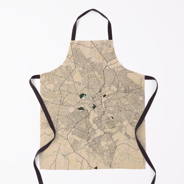 Item preview, Lubumbashi City Map of DR Congo Vintage - Vintage designed and sold by deMAP.