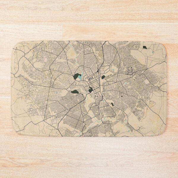 Item preview, Lubumbashi City Map of DR Congo Vintage - Vintage designed and sold by deMAP.
