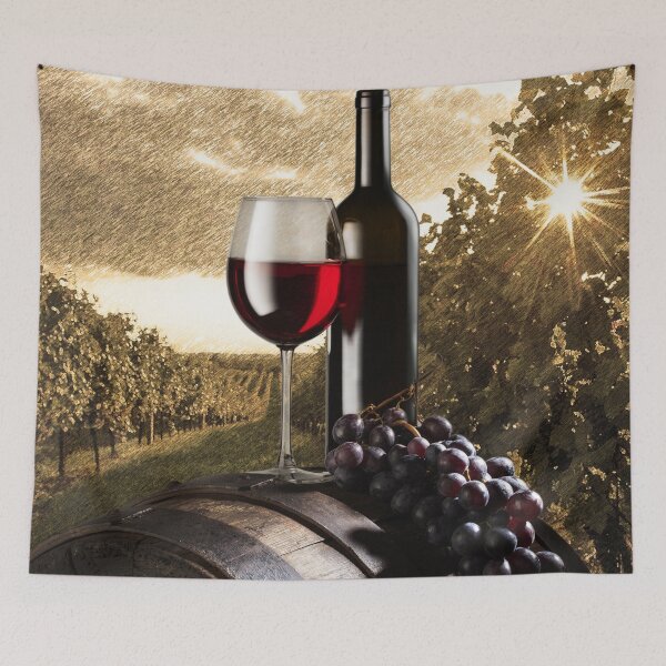 Item preview,  vineyard art ,vineyard wall decor on canvas ,vineyard landscape wall art, vineyard photography ,vineyard canvas,wine country wall art,panoramic,panorama,landscape designed and sold by eyesight4vision.