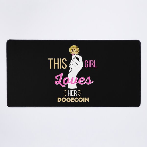 Item preview, This Girl Loves her Dogecoin designed and sold by WaguinhoTex.