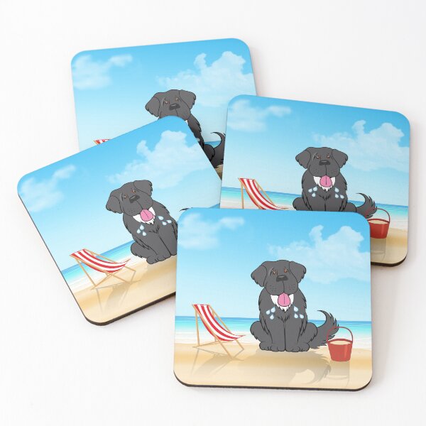 Item preview, Newfoundland Dog at the Beach designed and sold by Christine Mullis.