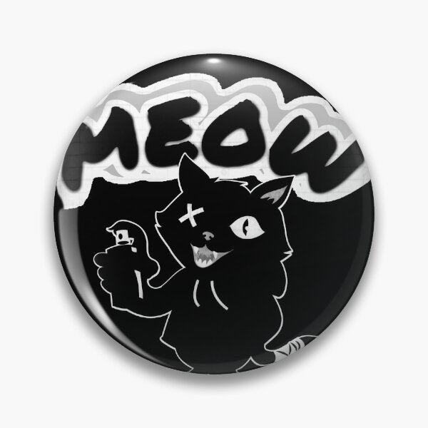 Item preview, Meow Is The Time to Spray-paint Graffiti Cat's Eye For Art designed and sold by TeachUrb.