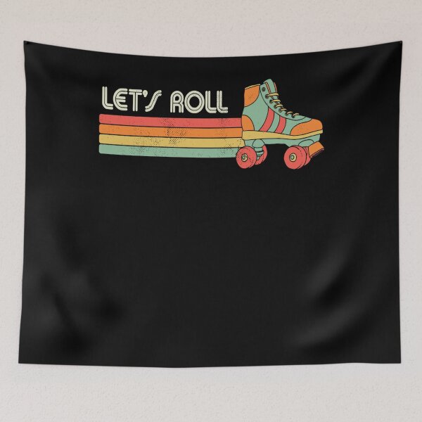 Item preview, Lets Roll Roller Skating Skater Skate Retro Vintage 70s 80s designed and sold by KimberlyxMenard.